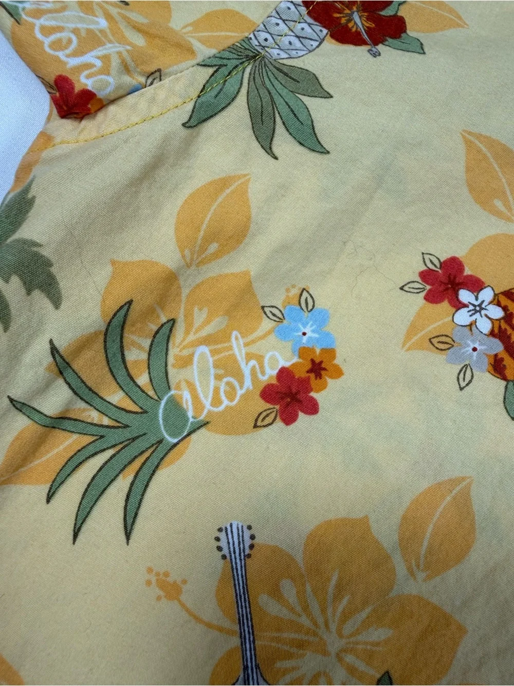 VINTAGE‎ GYMBOREE Boys Hawaiian Button Up Shirt 8 2005 Tropical Aloha Summer